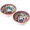Hand Painted Floral Snack Bowls - Set of 2