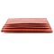 Elvis & Kresse Reclaimed Firehose Triple Card Holder - Red