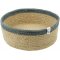 Respiin Natural & Grey Shallow Jute Basket - Medium
