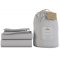 Panda Quiet Grey Bamboo Bedding Set - Double