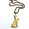 La Jewellery Recycled Brass Lobee Hare Nacklace
