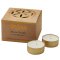 Fair Trade Mysore Chandan Sandalwood Scented Tealight Candles - Pack of 12