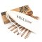 Wild & Stone Reusable Steel Cocktail Drinking Straws - Rose Gold - Pack of 6
