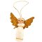 Guatemalan Christmas Angel Worry Doll - White & Gold