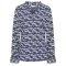 Mudd & Water Daisy Blouse - Navy Dot
