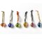 Fair Trade Recycled Glass Baubles - Set of 6