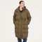 Thought Elaina Recycled Polyester Cold Weather Coat - Khaki Green