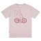 Mens Ride Wild Organic Cotton T-Shirt - Pale Lilac