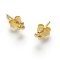 So Just Shop Gold Triad Earrings