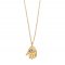 So Just Shop Gold Asha Hamsa Necklace