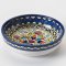 Hand Painted Ceramic Floral Bowl - Blue