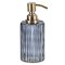 Valeska Recycled Glass Soap Dispenser - Grey Smoke