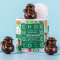 Chococo 72% Dark Chocolate Mini Snowmen Tube - 100g