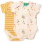 Rainbow Balloons Organic Baby Bodysuit Set -Pack of 2
