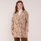 Nomads Leaf Handloom Coat - Tawny