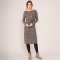 Nomads Twist Front Dress - Brick