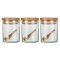 Izaan Spice Jars - Clear - Set of 3