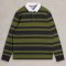White Stuff Fairtrade Longsleeve Rugby Shirt - Green
