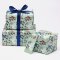 Recycled Wrapping Paper & Tags - Green Hedgerow Birds - Pack of 4
