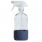 Bower Collective Reusable Glass Trigger Spray Bottle - Storm Silicone Sleeve - 500ml