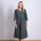 Nomads V Neck Midi Dress - Buff