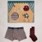 White Stuff Organic Boxers & Socks Gift Set - Dark Green