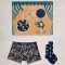 White Stuff Organic Boxers & Socks Gift Set - Dark Navy