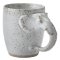 Handmade Elephant Mug - White