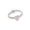 A Beautiful Story Honorable Heart Silver Plated Ring
