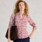 White Stuff Fairtrade Annie Jersey Shirt - Pink Print