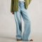 White Stuff Ayla Organic Wide Leg Jeans - Light Denim