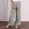 Nomads Wide Leg Printed Trousers - Verdant