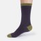 Thought Modal Stripe Crew Socks - Brown - UK7-11