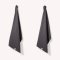 Wild & Stone Organic Cotton Tea Towel - Set of 2 - Slate Grey