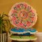 Bohemia Mandala Embroidered Cushion - Pink