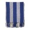 Berge Stripe Throw - Blue