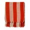 Berge Stripe Throw - Orange