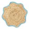 Wavy Jute Placemats - Blue - Set of 2