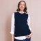 Nomads Organic Knitted Vest - Navy