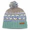 Iona Roll Back Beanie - Aqua