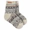 Classic Fairisle Sofa Socks - Natural