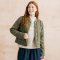 Lily & Me Scarlett Reversible Quilted Jacket - Dark Olive