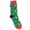 Doris & Dude Green Gingerbread Bamboo Socks - UK 7-11