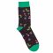 Doris & Dude Black Christmas Bamboo Socks - UK 7-11
