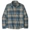 Patagonia Mens Long-Sleeved Lightweight Fjord Flannel Shirt - Summit Blue