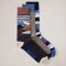 White Stuff Organic Forest Explorer Ankle Socks - Grey Marl - 3 Pairs
