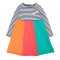 Frugi Amelia Rainbow Dress - Navy Stripe