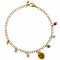 Lotus Feet Lariat Bracelet