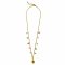Lotus Feet Lariat Necklace