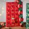 Advent Calendar - Red Snowflakes